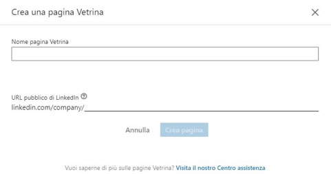 Come creare una pagina vetrina LinkedIn®
