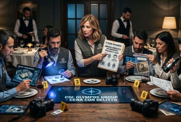 Team building cena con delitto cold case