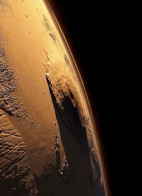 Monte Olympos su Marte