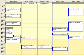 gestione dell'agenda